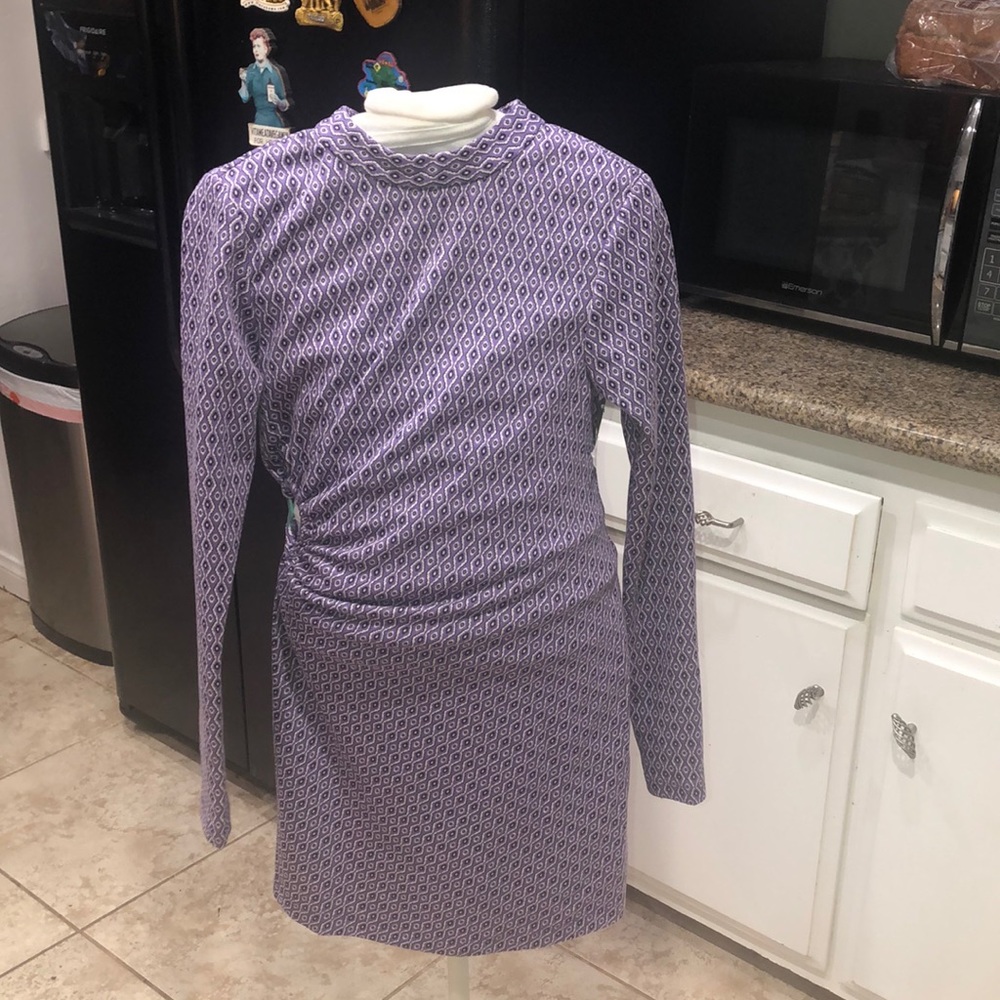 Zara Purple Dress with open back - small size
